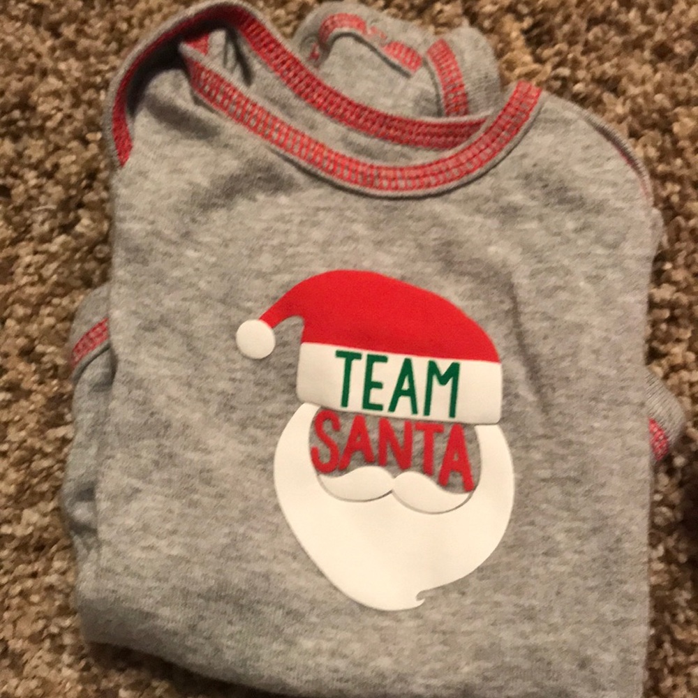 Just one you team Santa onesie